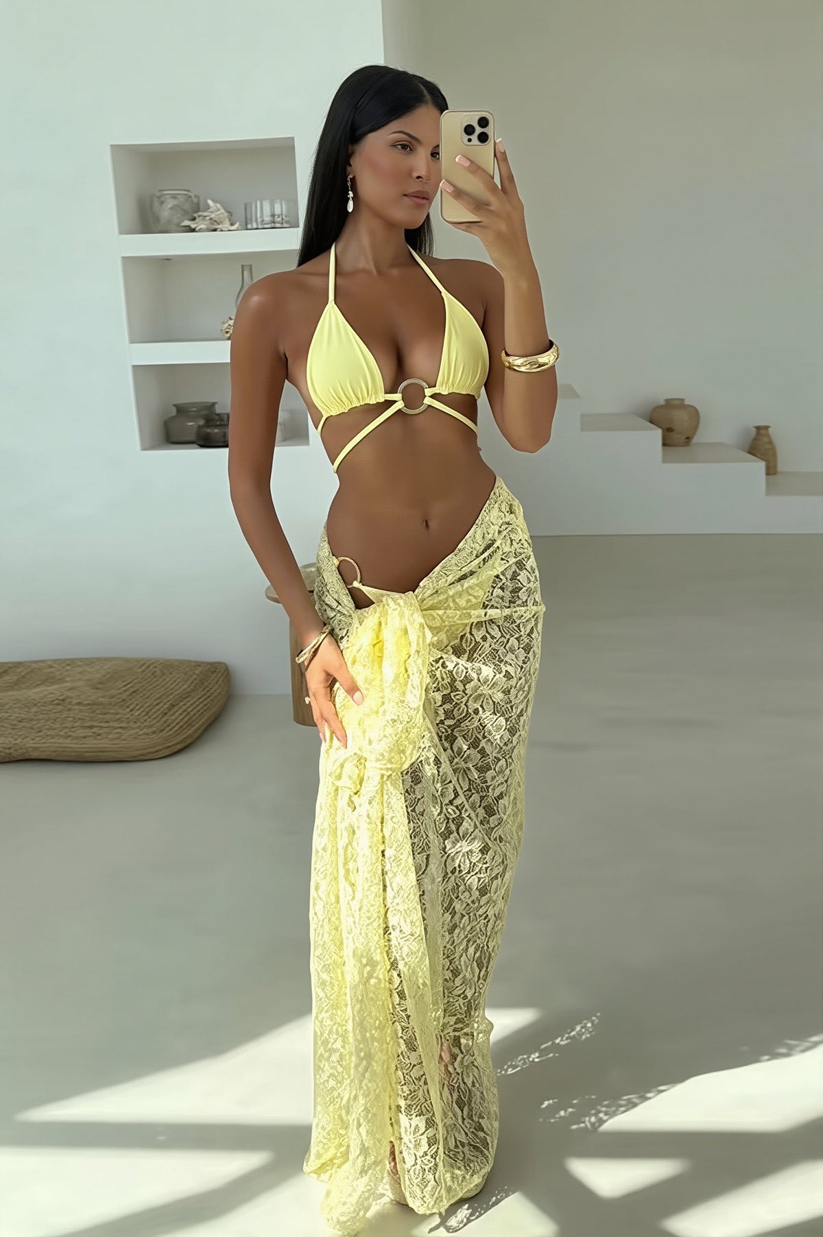 Pharıssa Bikini & Dantel Örtü Takımı