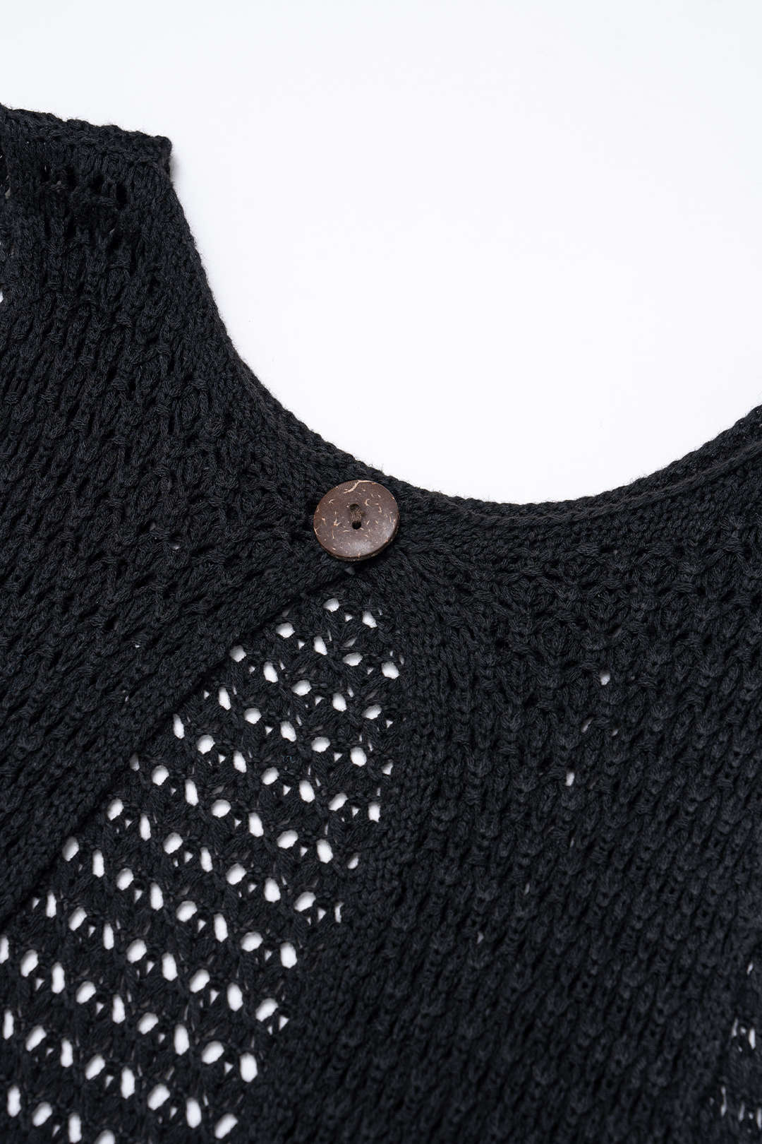 Pharıssa Noir Riviera Mesh Dress