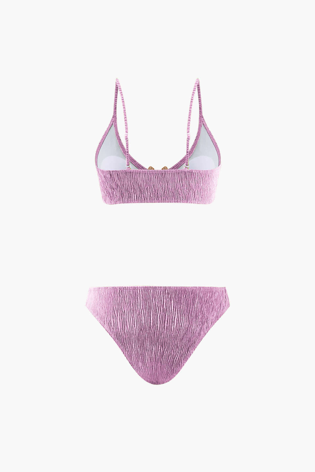 Pharıssa Yeşil Dokulu Bikini & Pareo Takımı